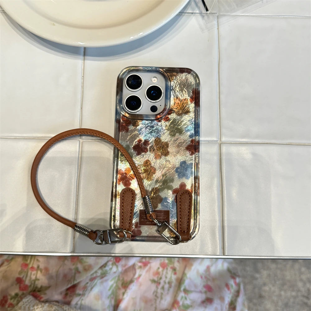Case iPhone Jardim Herbário marrom