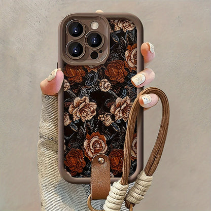 Case iPhone Jardim Barroco detalhe da estampa