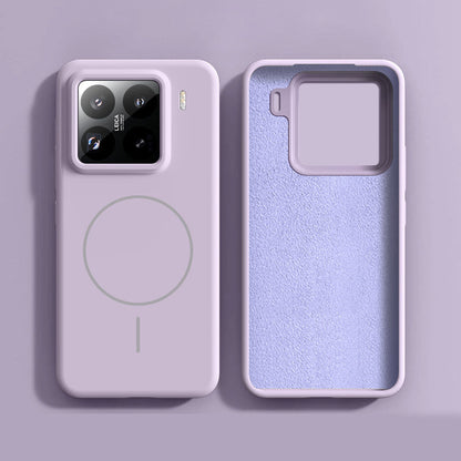 Capa Xiaomi Silicone Líquido MagSafe: Proteção Premium, Carregamento Sem Fio Magnético
