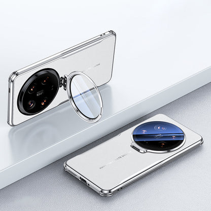 Capa de Couro Xiaomi Premium com Proteção de Lente, Suporte e Estilo