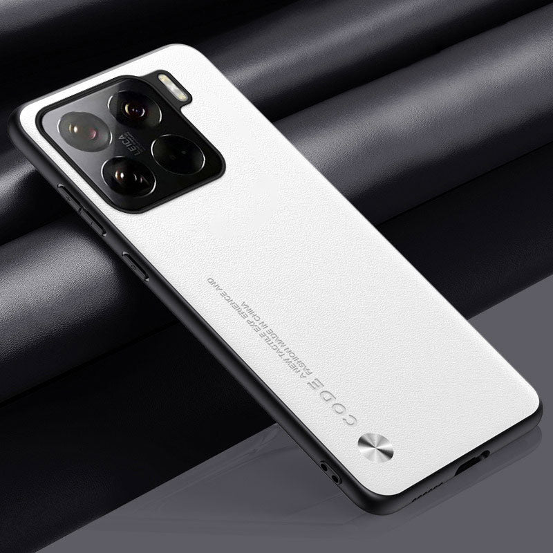Capa de Couro Genuíno Premium Xiaomi: Proteção Luxuosa Anti-queda e Estilo