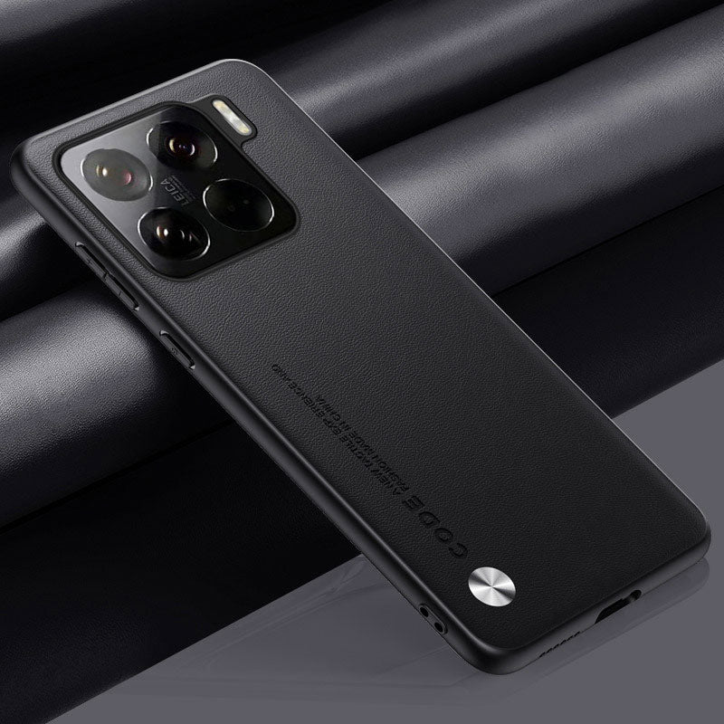 Capa de Couro Genuíno Premium Xiaomi: Proteção Luxuosa Anti-queda e Estilo