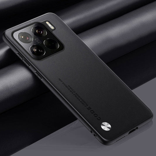 Capa de Couro Genuíno Premium Xiaomi: Proteção Luxuosa Anti-queda e Estilo