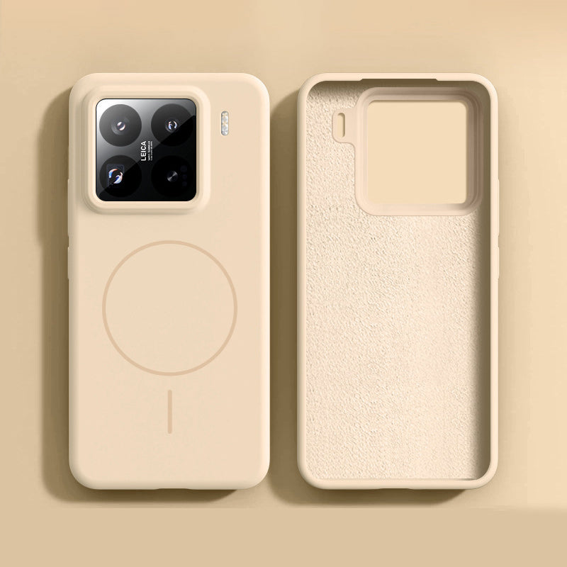 Capa Xiaomi Silicone Líquido MagSafe: Proteção Premium, Carregamento Sem Fio Magnético