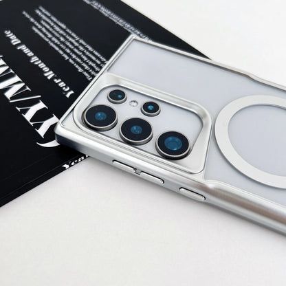 Capa Magnética Transparente Premium para Samsung Galaxy S24 S25 Ultra Proteção Total