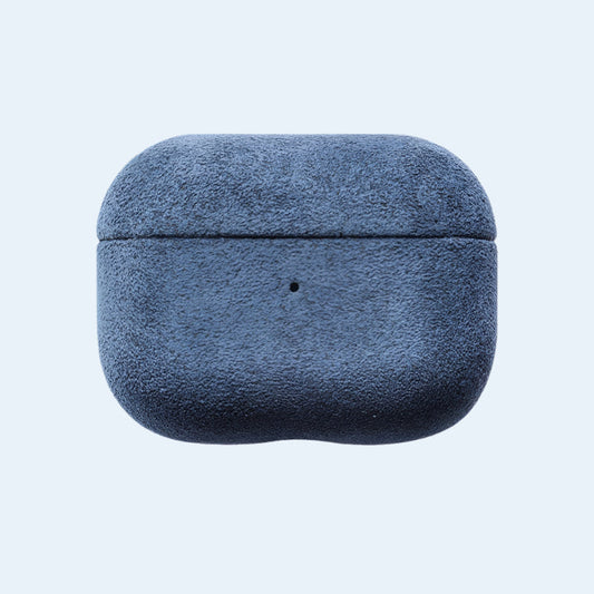 Case AirPods Alcantara - Azul Oceano