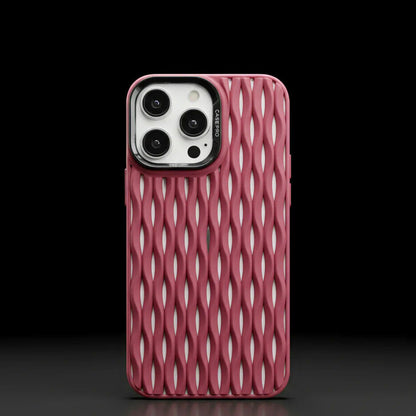 Capa AeroWave iPhone: Proteção Ondulada, Toque Sedoso, Antirriscos, Ajuste Perfeito