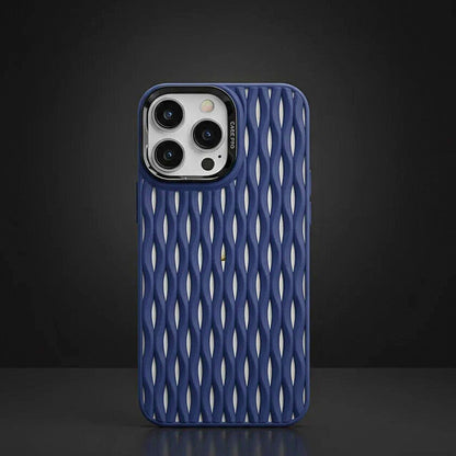 Capa AeroWave iPhone: Proteção Ondulada, Toque Sedoso, Antirriscos, Ajuste Perfeito