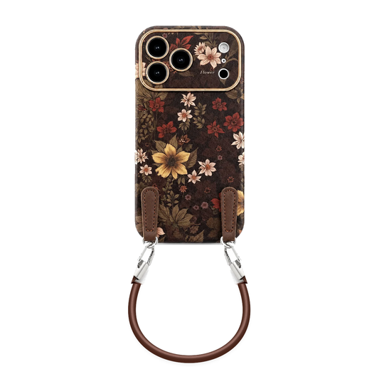 Case iPhone Jardim Vintage Com Alça