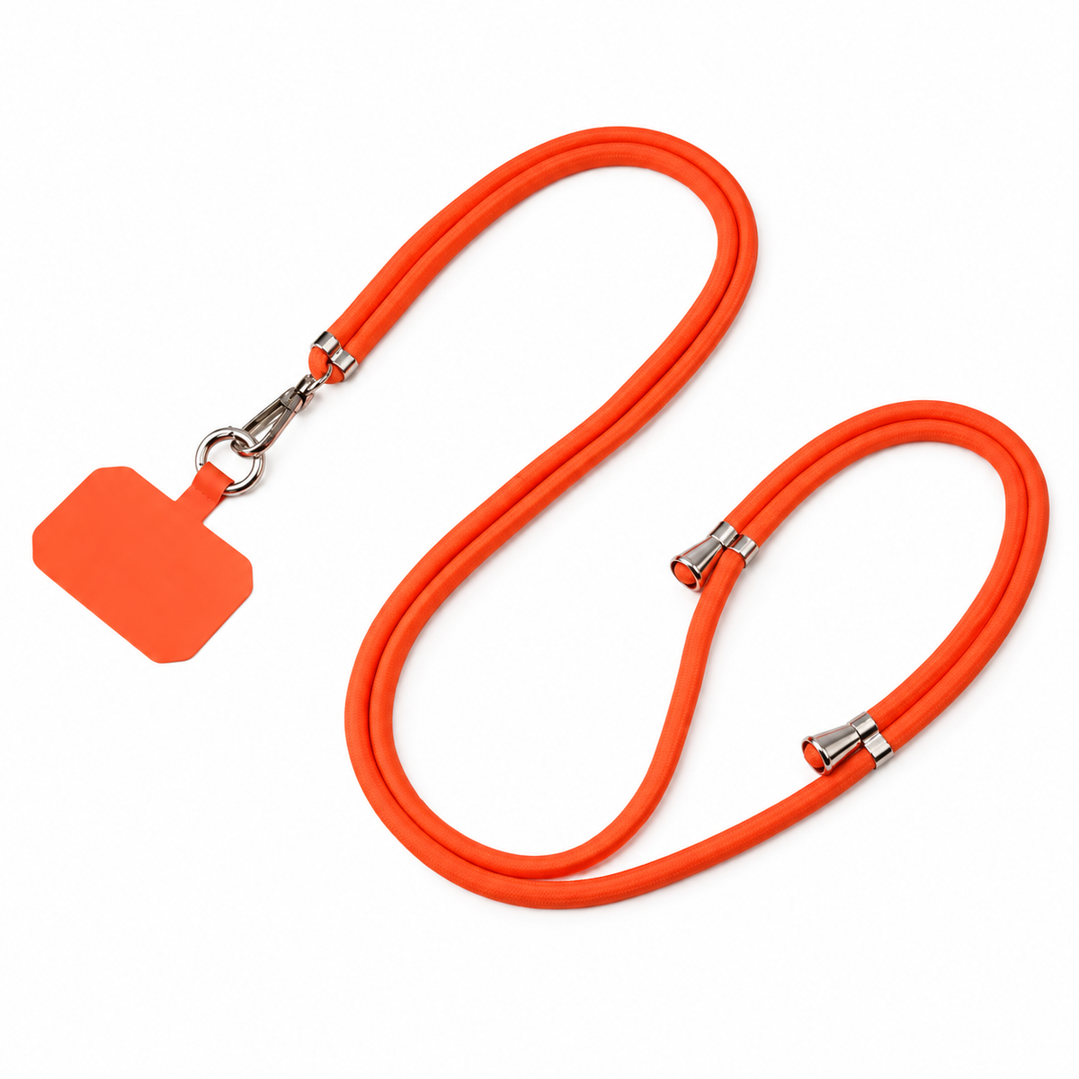Alça crossbody para celular laranja