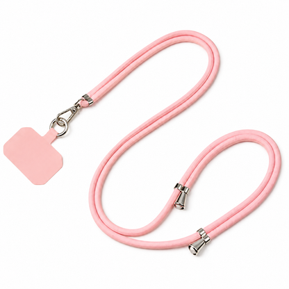 Alça crossbody para celular rosa