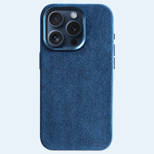 iPhone Case Alcantara - Azul Oceano